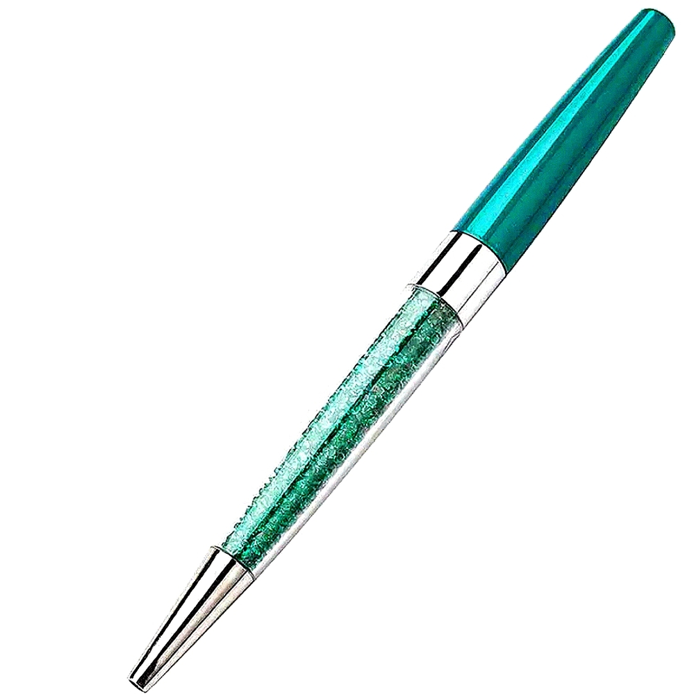 Emerald Green Crystal Ballpoint Pen with Black Ink